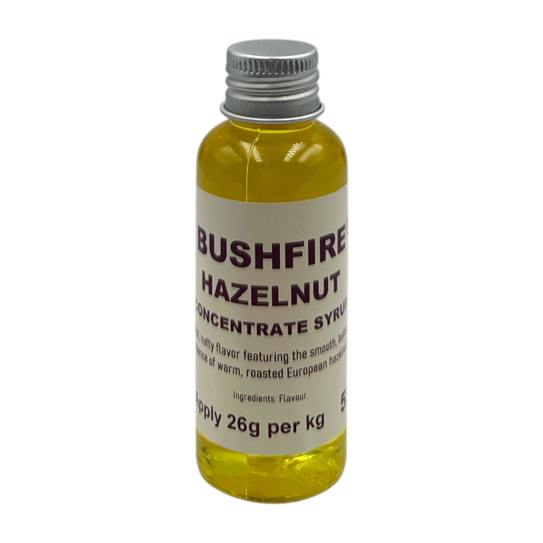 Bushfire® Hazelnut Flavour Concentrate - Sample Bottle